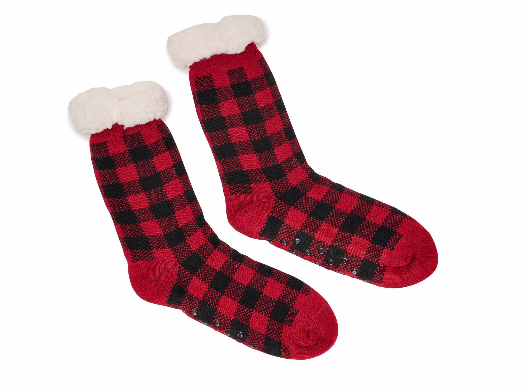 110508-53-PolarHeatBasdoublesensherpapourfemmes-1-Polar Heat - Socks with sherpa lining for women-Women's Socks | Accessories-Yellow-Yellow Shoes