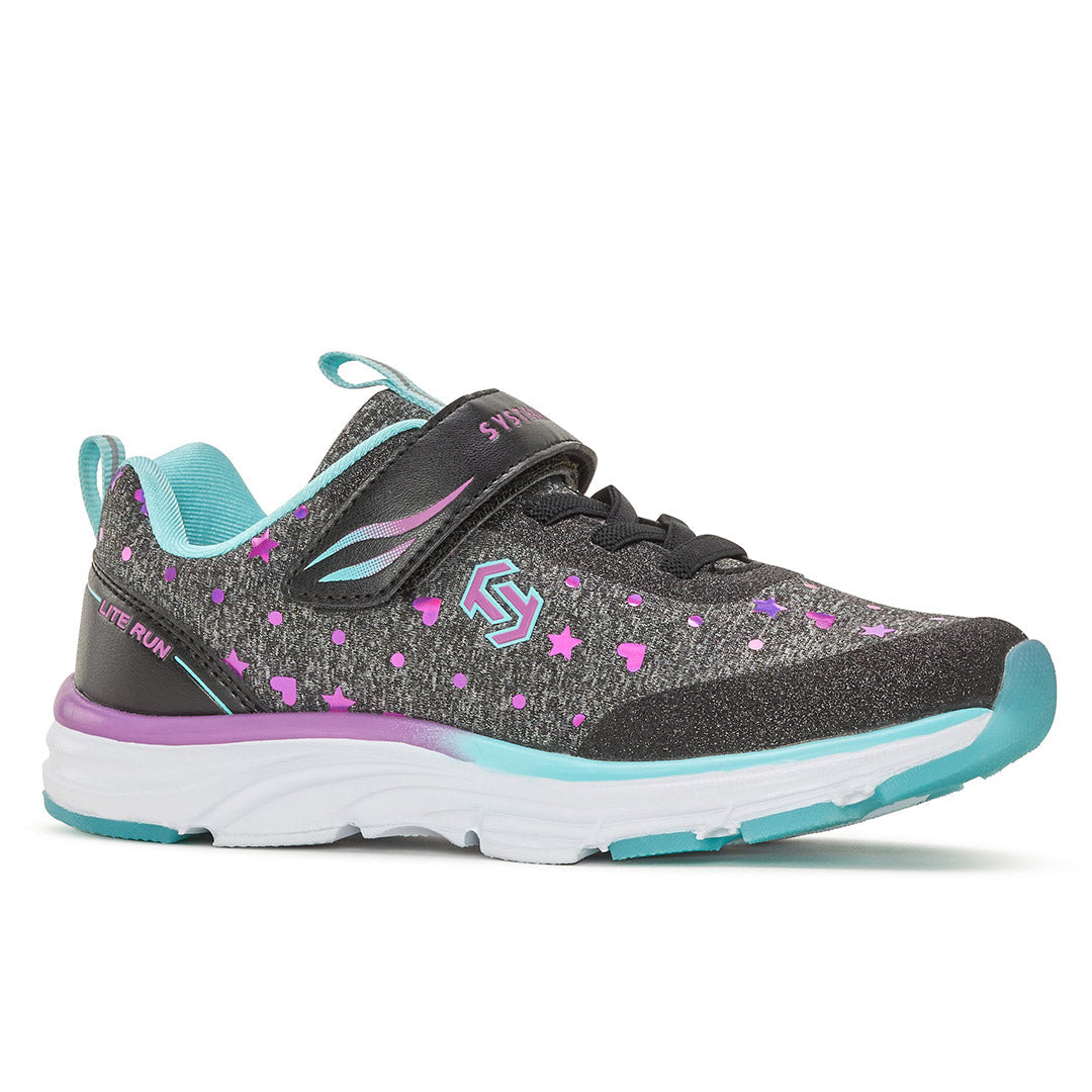 Yellow Shoes | Toddler Kids Athletic Shoes | Scintillant | 115489-01-SCINTILLANT-2-Scintillant-Toddler Kids Athletic Shoes-System-Yellow Shoes