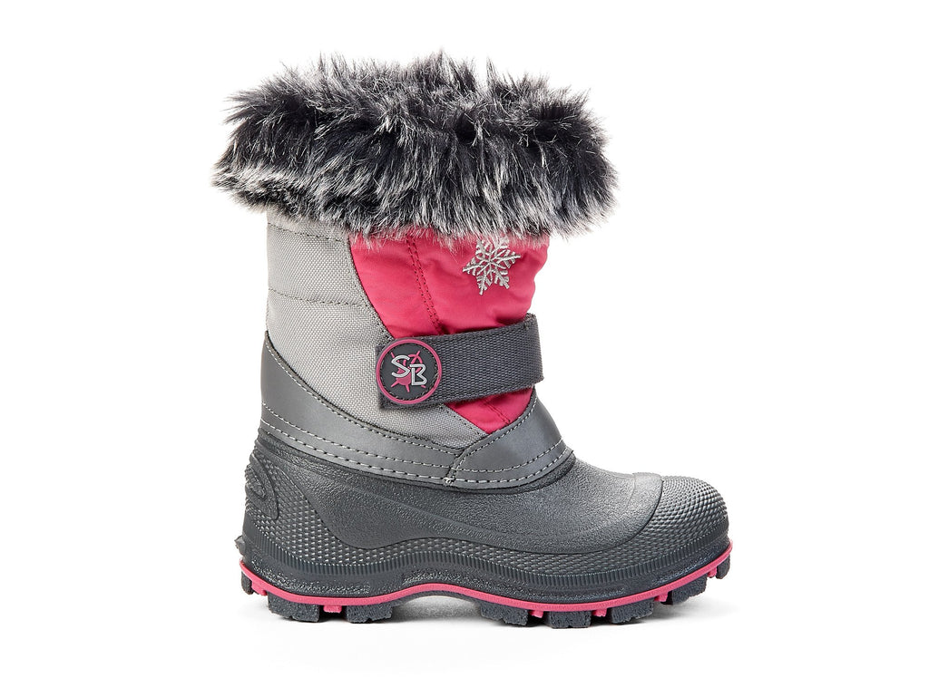 snow flurry Snow Blast grey 105606-05 gender-girls type-toddler style-winter boots