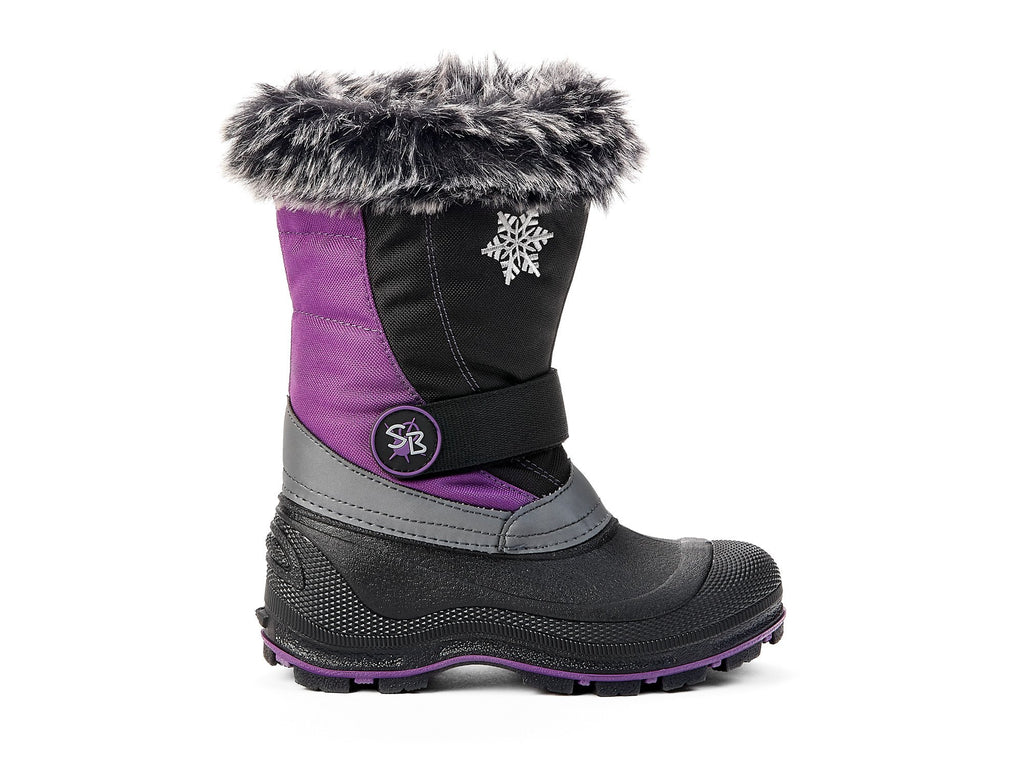 snow flurry Snow Blast purple 105645-97 gender-girls type-youth style-winter boots