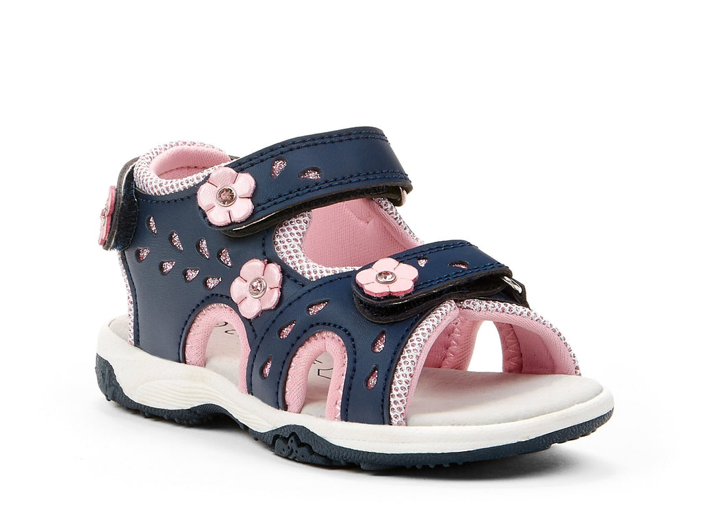 douce fleur Miss chelsee navy blue 106634-43 gender-girls type-toddler style-sandals