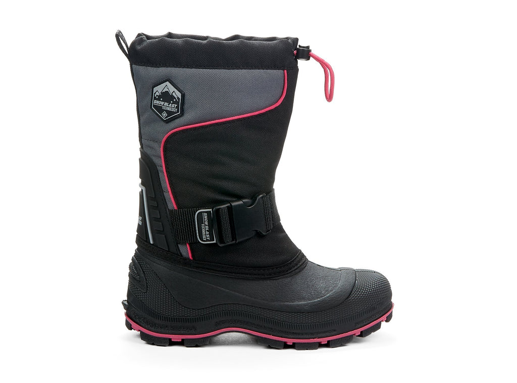 Stormy Youth Snowblast black & pink 108106-57 gender-girls type-youth style-winter boots