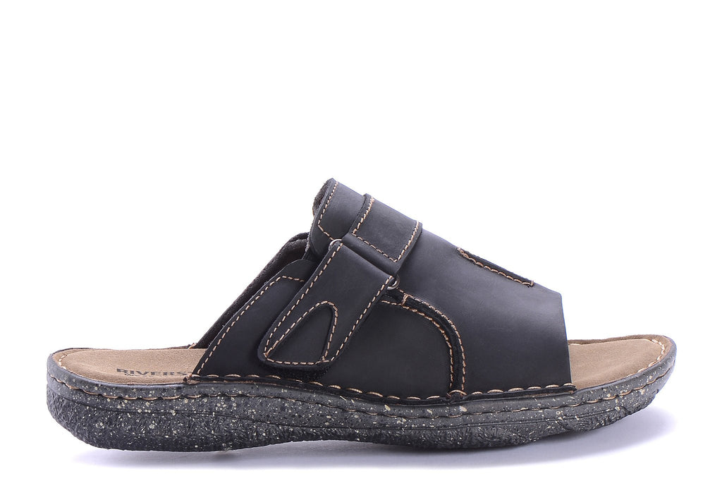 YARIN RIVERSTONE Black 104430-01 gender-mens type-sandal style-casual