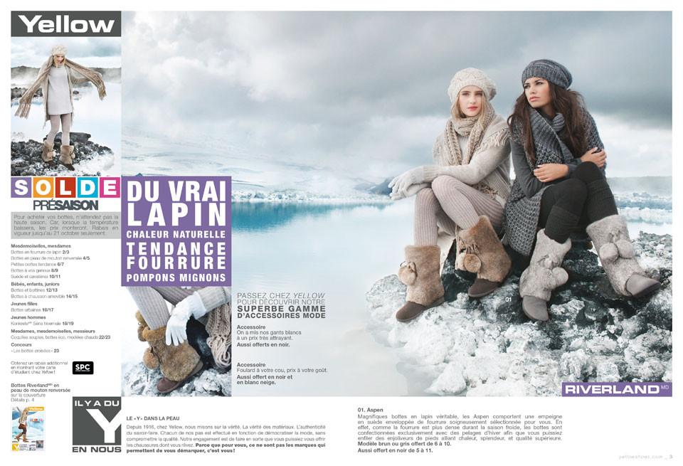 Yellow's winter catalog
