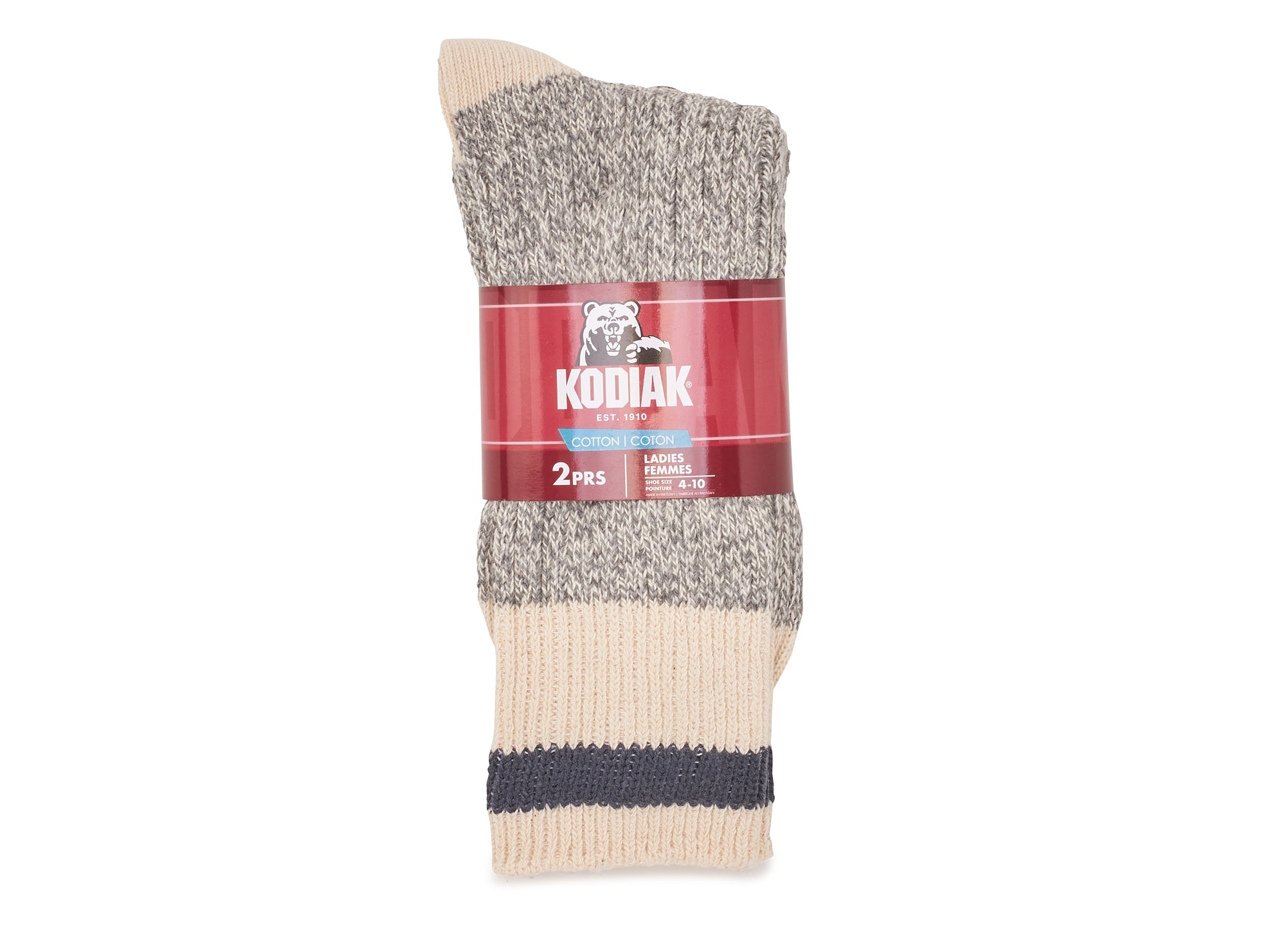 101925-43-KODIAKPairedebaspourfemmes-2-Kodiak - 2 pairs of socks for women-Women's Socks | Accessories-Kodiak-Yellow Shoes