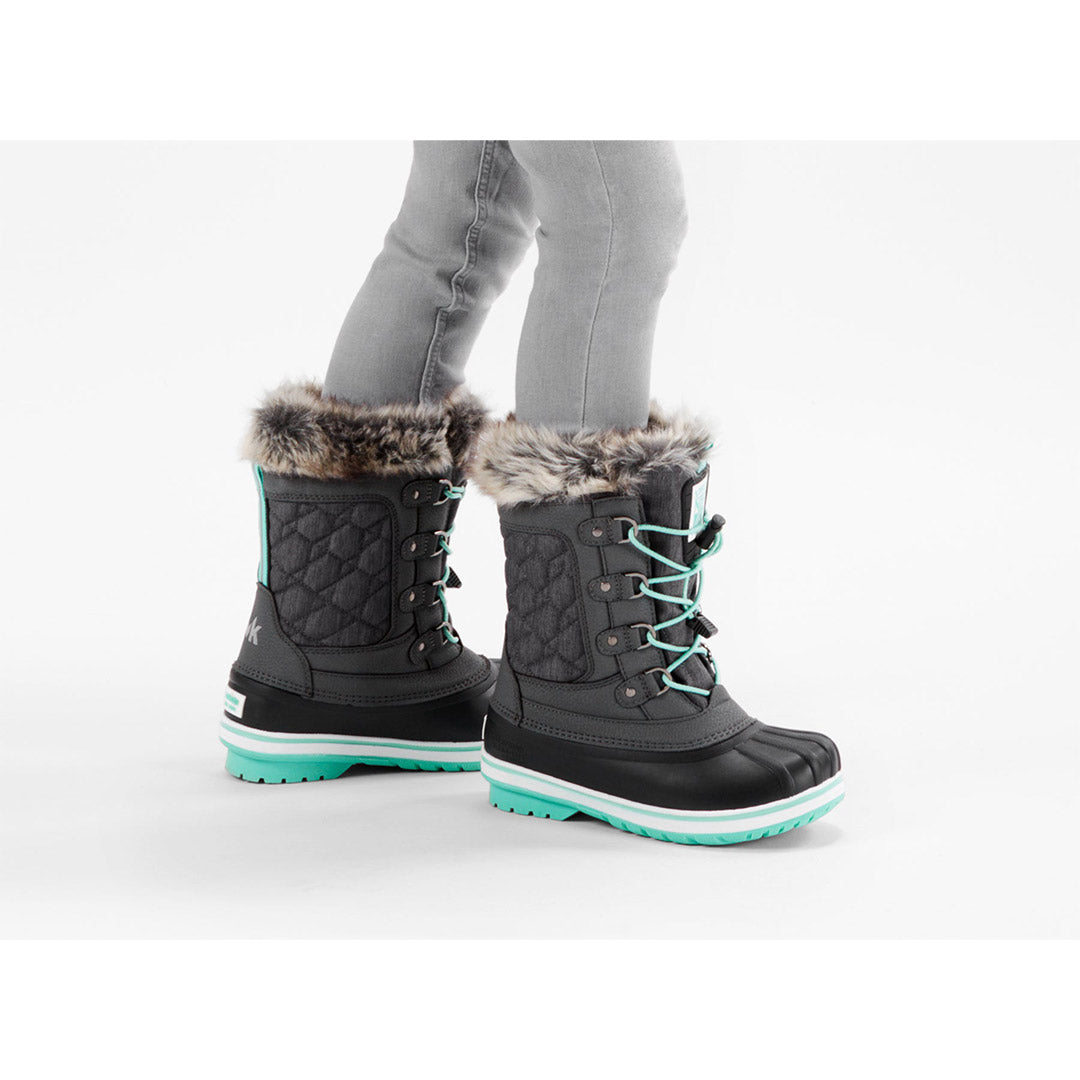 Yellow Shoes | Junior Kids Winter Boots | Snow Angel | 109869-05-snowangel-05-Snow Angel-Junior Kids Winter Boots-Konkrete-Yellow Shoes