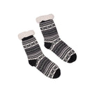 110506-03-PolarHeatBasdoublesensherpapourfemmes-1-Polar Heat - Socks with sherpa lining for women-Women's Socks | Accessories-Yellow-Yellow Shoes