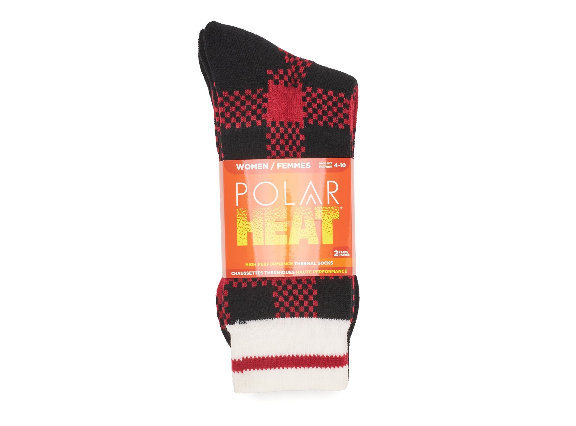 114633-53-2-POLAR HEAT LIGHT - 2 pairs of socks for women-Women's Socks | Accessories-Yellow-Yellow Shoes